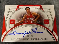 2020-21 National Treasures Lenny Wilkens Treasures of the Hall HOF Auto SP /75🔥