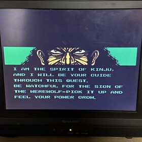 Werewolf the Last Warrior (Nintendo NES 1990) - Authentic Cartridge Tested