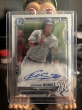 Antonio Gomez 2021 Bowman Chrome 1st Auto Yankees