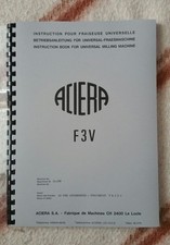 ACIERA F3V, Betriebsanleitung