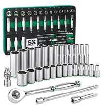 Sk Professional Tools 30 Piece 14 Drive Metric Socket Set New Lifetimewarranty