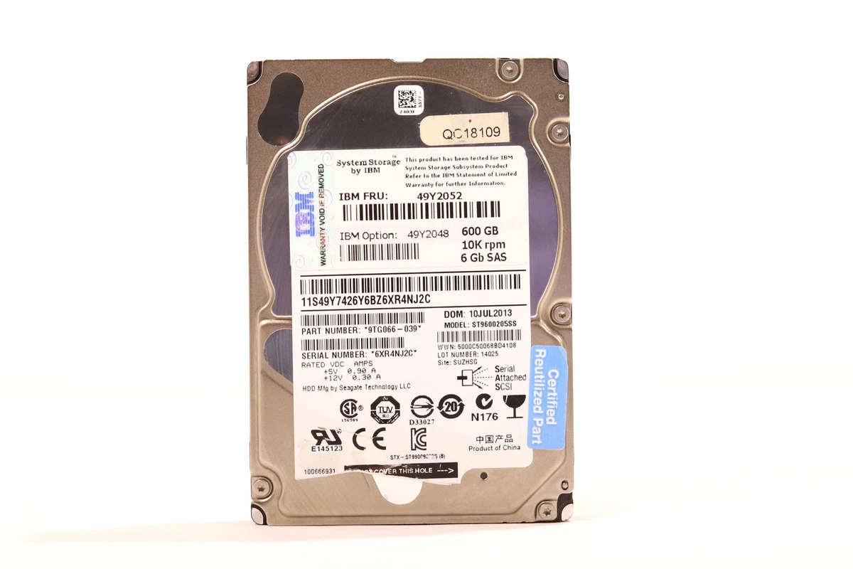 IBM 600GB 64MB Cache Internal Hard Disk Drives for sale | eBay