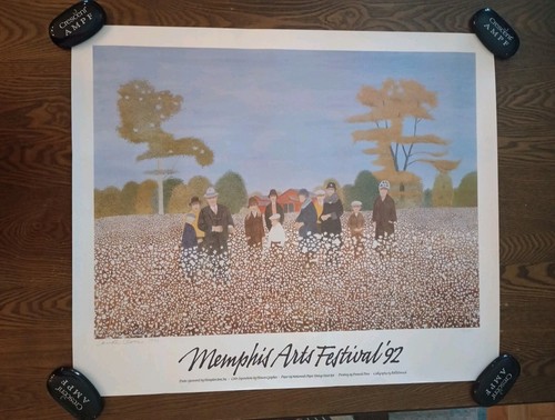 Stampa Memphis Arts Festival 1992 firmata e numerata 23”x28” - Foto 1 di 7