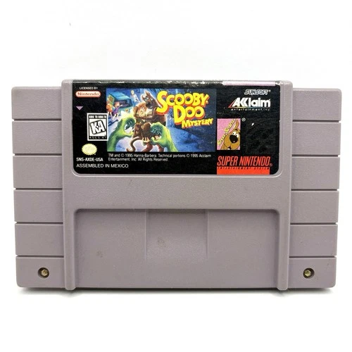 SNES Scooby-Doo Mystery (Super Nintendo Entertainment System, 1995) TESTED!