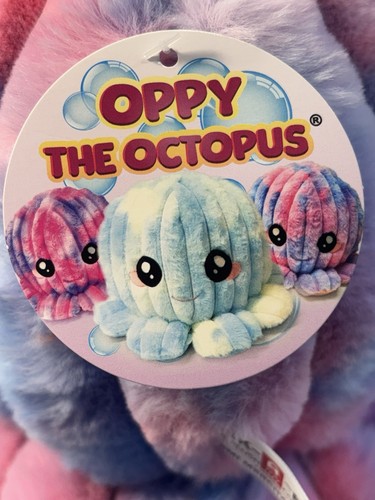 NEW Peek A Boo Oppy The Octopus Pink Blue & Purple Soft Plush - Picture 8 of 8