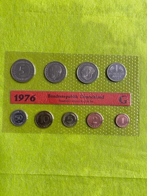 KMS BRD 1976 G Prägefrisch im Original Blister wie von der Bundesbank ausgegeben - Bild 1 von 2