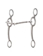 Classic Equine Bit Performance 6 1/2 Ring Gag Silver SSPSBIT65RG25SS
