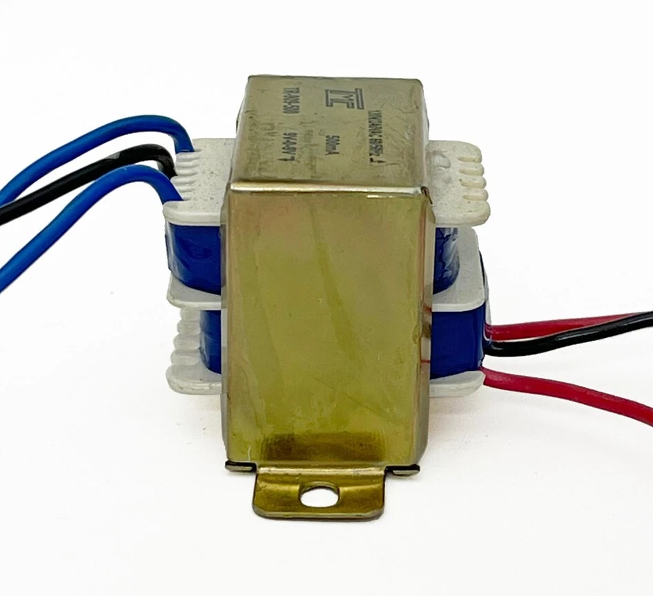 Transformer Center Tap 110/220VAC to 18V AC 9V-0-9V AC, 500mA (0.5A), TMC USA - Image 4 of 4