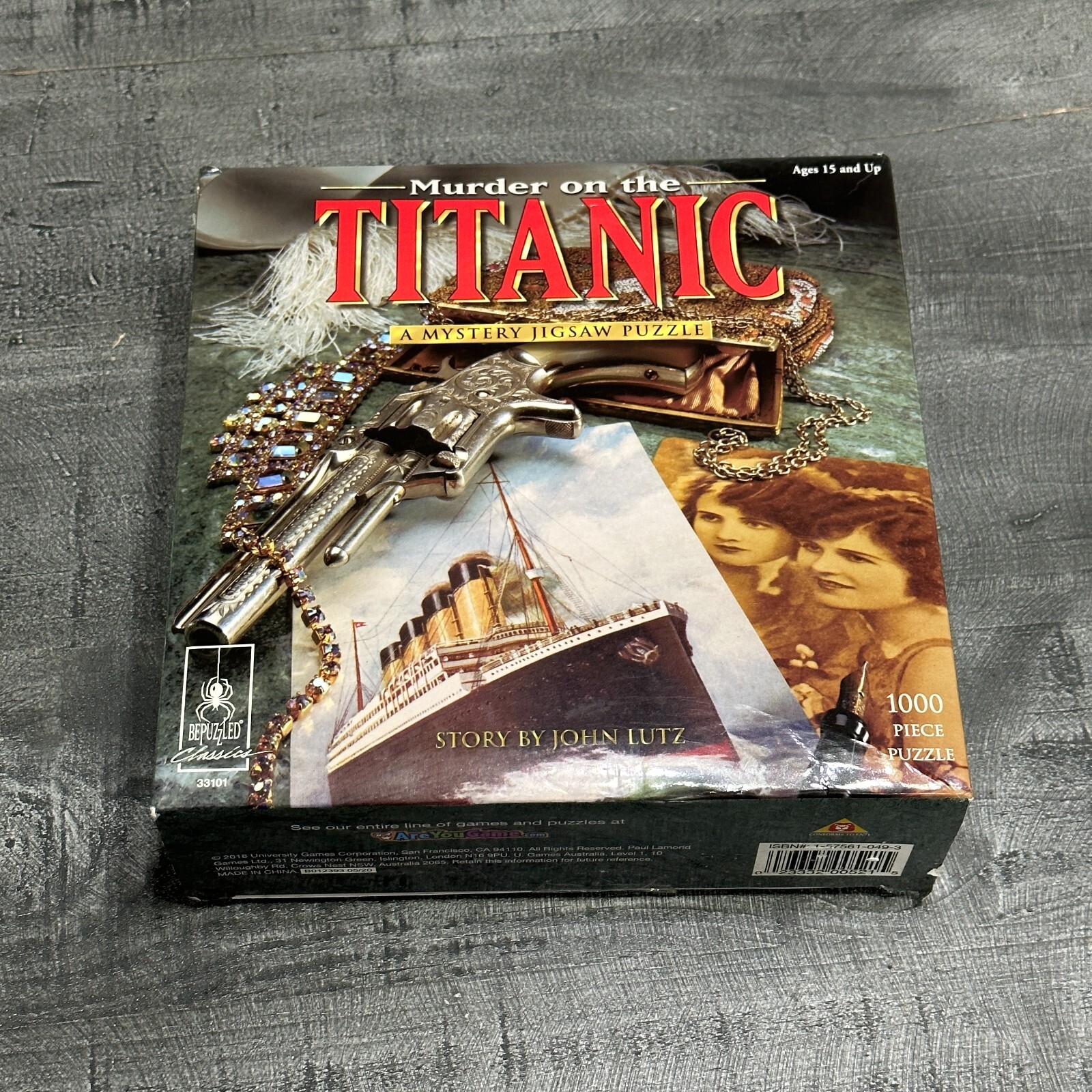 MURDER ON THE TITANIC A MYSTERY 1000 PC 직소 퍼즐: * 읽기* 조립* 해결-Freehip.co.kr