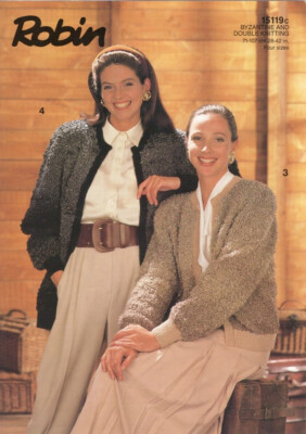 Strickanleitung in Doppelstrick von Robin für Damen 71-107cm (28-42)