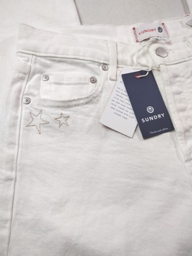 Sundry Anthropologie Boyfriend Star Jeans White (26) - 第 3/8 張圖片