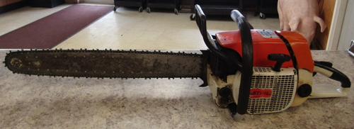 Stihl 038 AV Super with Bar And Chain - Runs