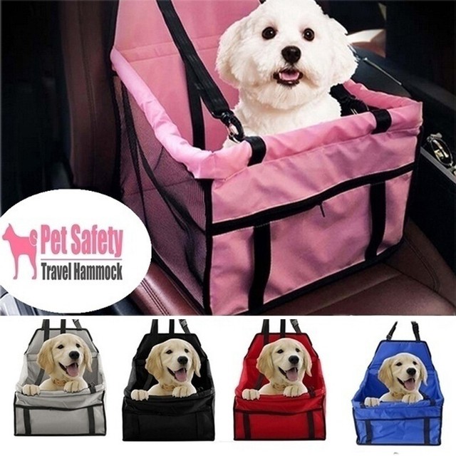 Cute Large Car Seat Carrier Cat Dog Pet Puppy Travel Cage Booster Belt Bag Uk