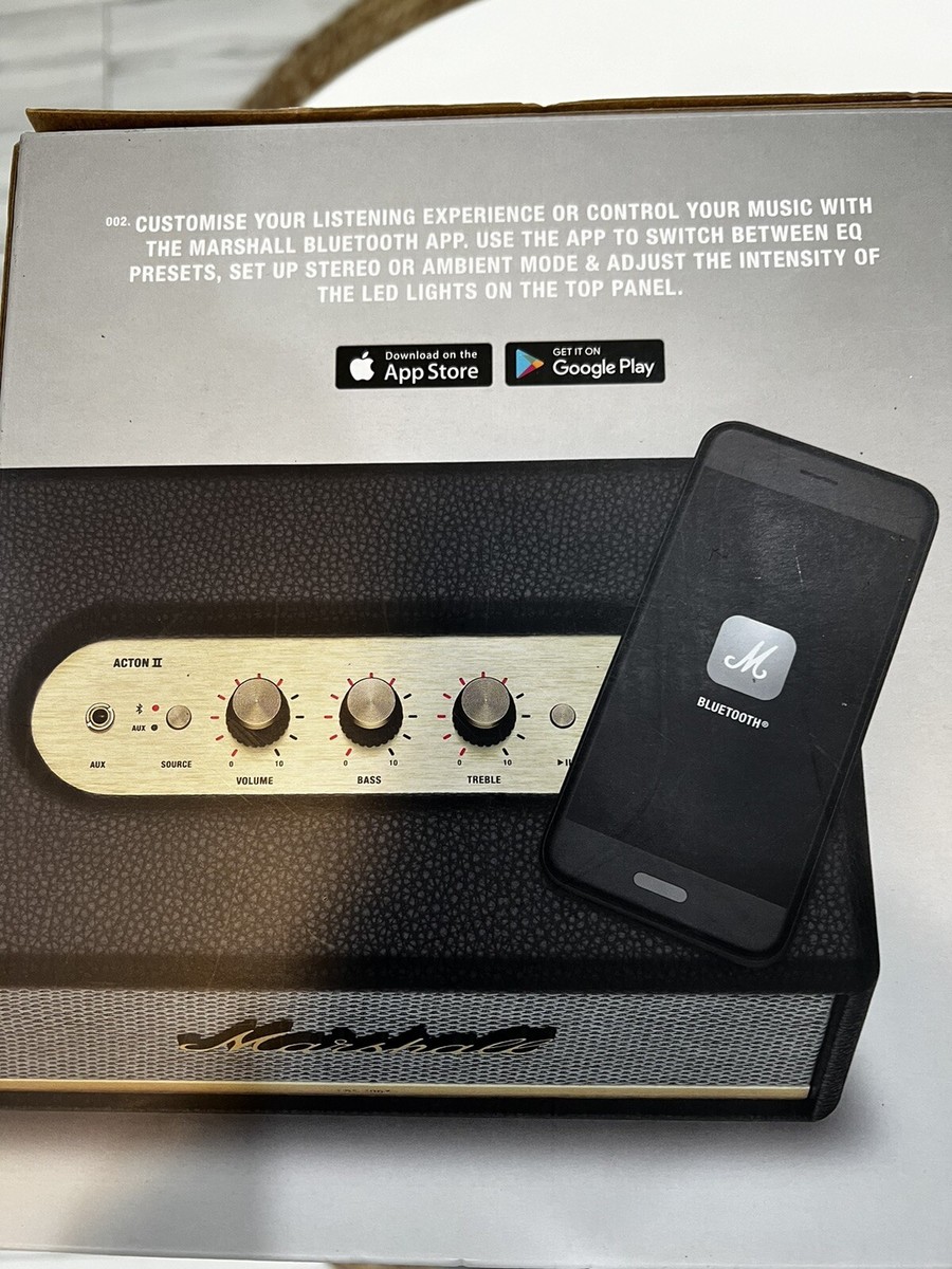 Marshall 1006008 Bluetooth Speaker - Black for sale online