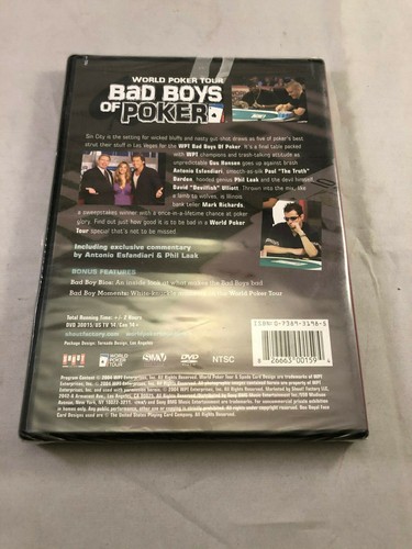 NEW WORLD POKER TOUR BAD BOYS OF POKER DVD 2004 - Picture 3 of 3