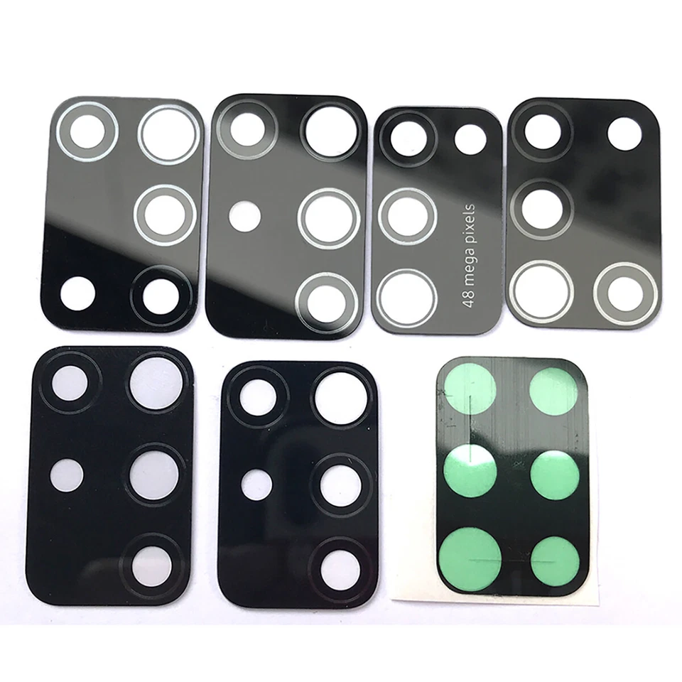 后置摄像头镜头玻璃保护套 适用于三星 A71 A60 A50 A41 A30 A20 A10S A02S — 第 2/4 张图片