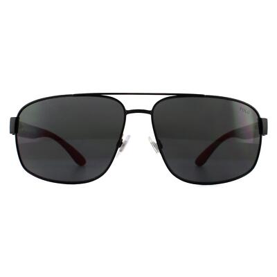 Polo Ralph Lauren Sonnenbrille 3112 903887 Matt Schwarz Grau