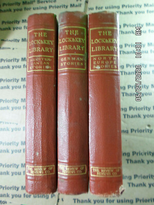 1909 The Lock and Key Library~3 volumes ~ Mediterranean ~ German ~ North Europe