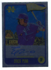 ERICK PENA 2020 ONYX NIMBUS ON CARD AUTO SILVER FOIL /325