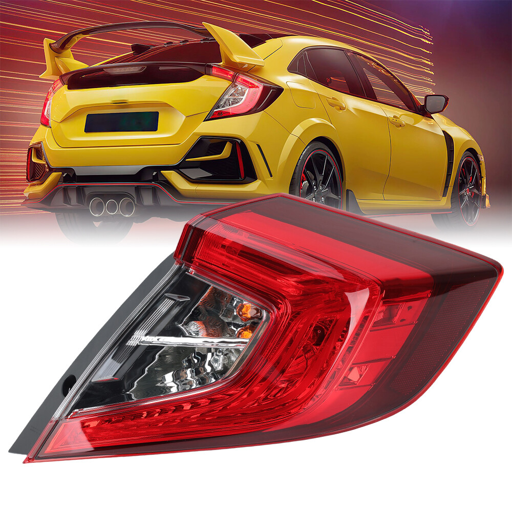 Rear Tail Lights Outer Lamps Sedan Fit For 2016-2021 Honda Civic LH RH W/O Bulb - Foto 3