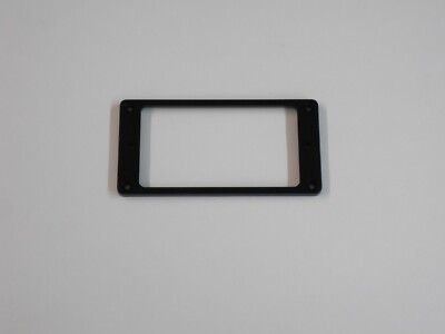 Short Flat Humbucker Mounting Ring SHINEY BLACK NO TAPER PC 0745-023