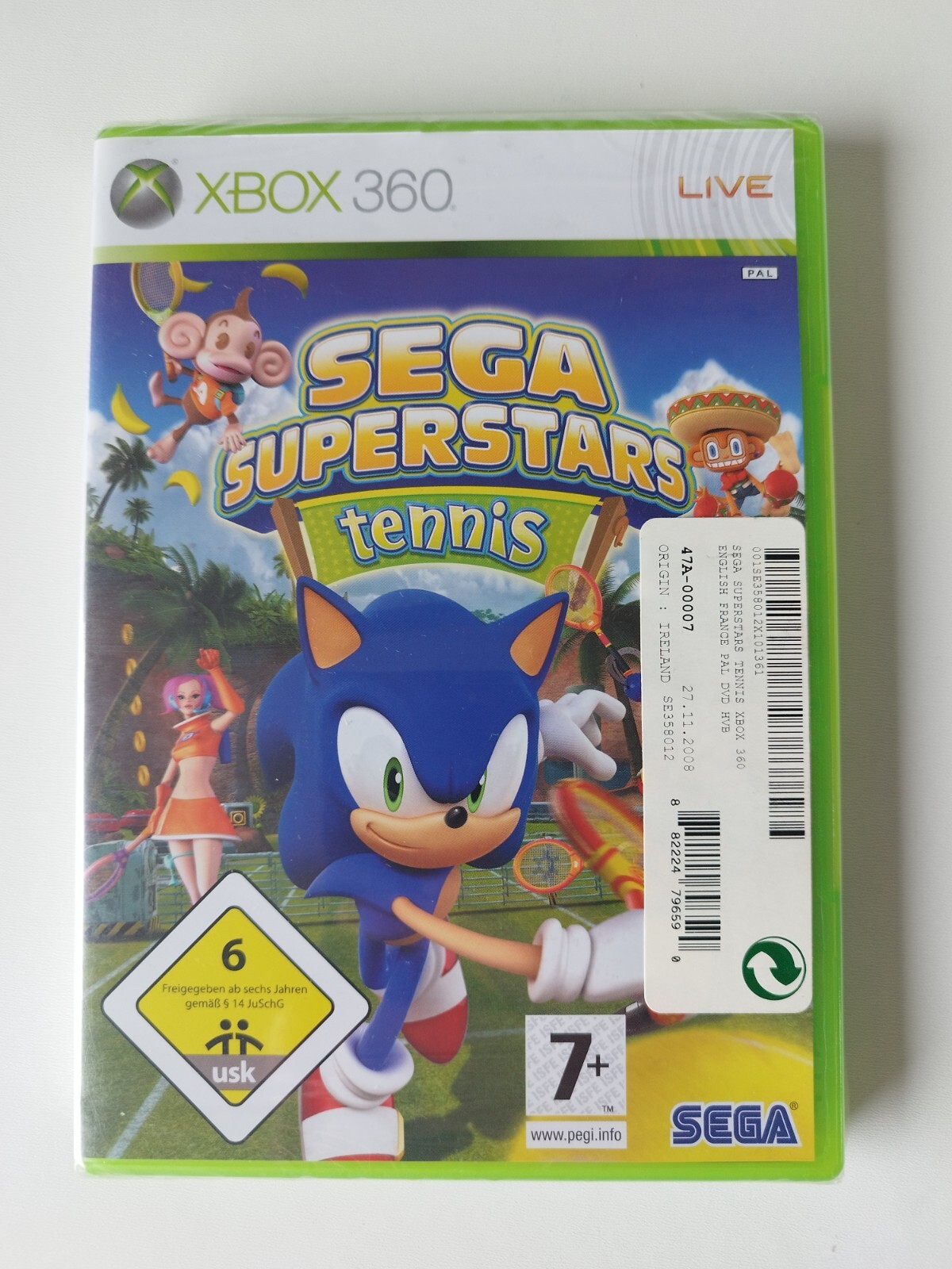 Sega Superstars Tennis - Microsoft XBOX 360 - PAL - Neuf Sous Blister