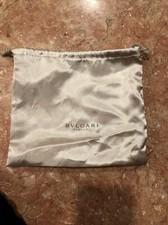 Bulgari perfumes satin bag 8" x 7" Cosmetic Bag