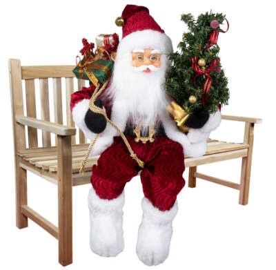 Weihnachtsmann 45cm Sander Kantenhocker Dekofigur Produktbild-Vorschau 14