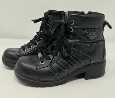 Harley-Davidson Tamia Lace Up/Side Zip Motorcycle Riding  display picture 3