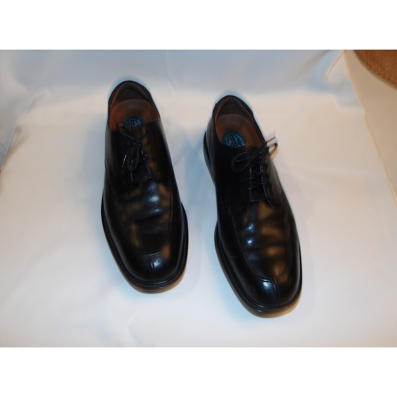 SAOLA Scarpe eleganti Florsheim in pelle nera Comfortech stile classico taglia 12 m #5160