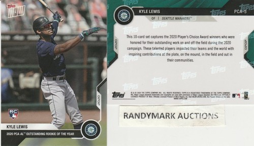 2020 Topps Now PCA-5 Kyle Lewis