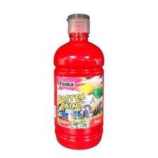 500ml Red Poster Color Paint - Kids Children Art Craft School