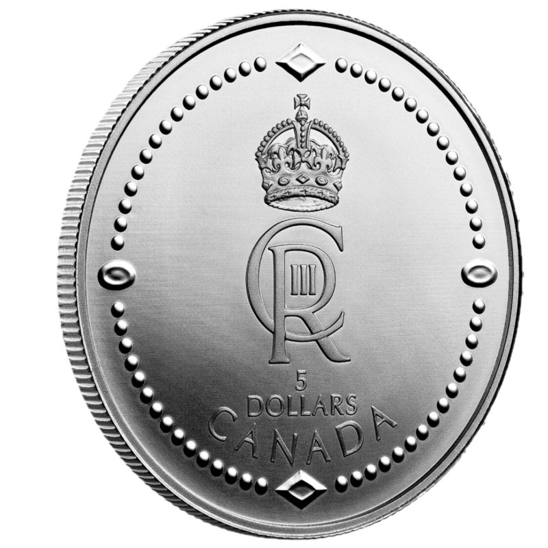 🇨🇦 Canada 5 Dollar Coin Majesty King Charles III Coronation Royal