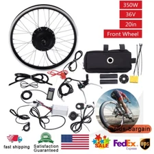 20 Inch 350W 36V E-Bike Front Wheel Electric Bicycle Hub Motor Conversion Kit