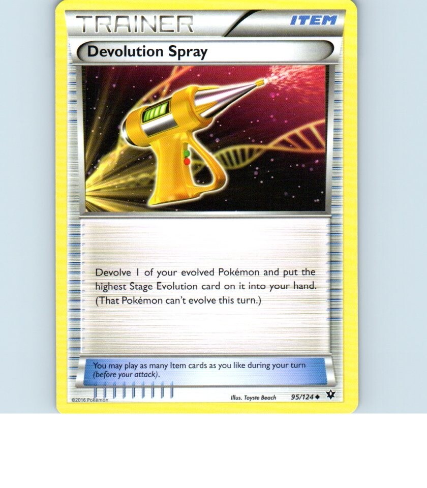 2016 Trainer Devolution Spray 95/124 Pokemon Card