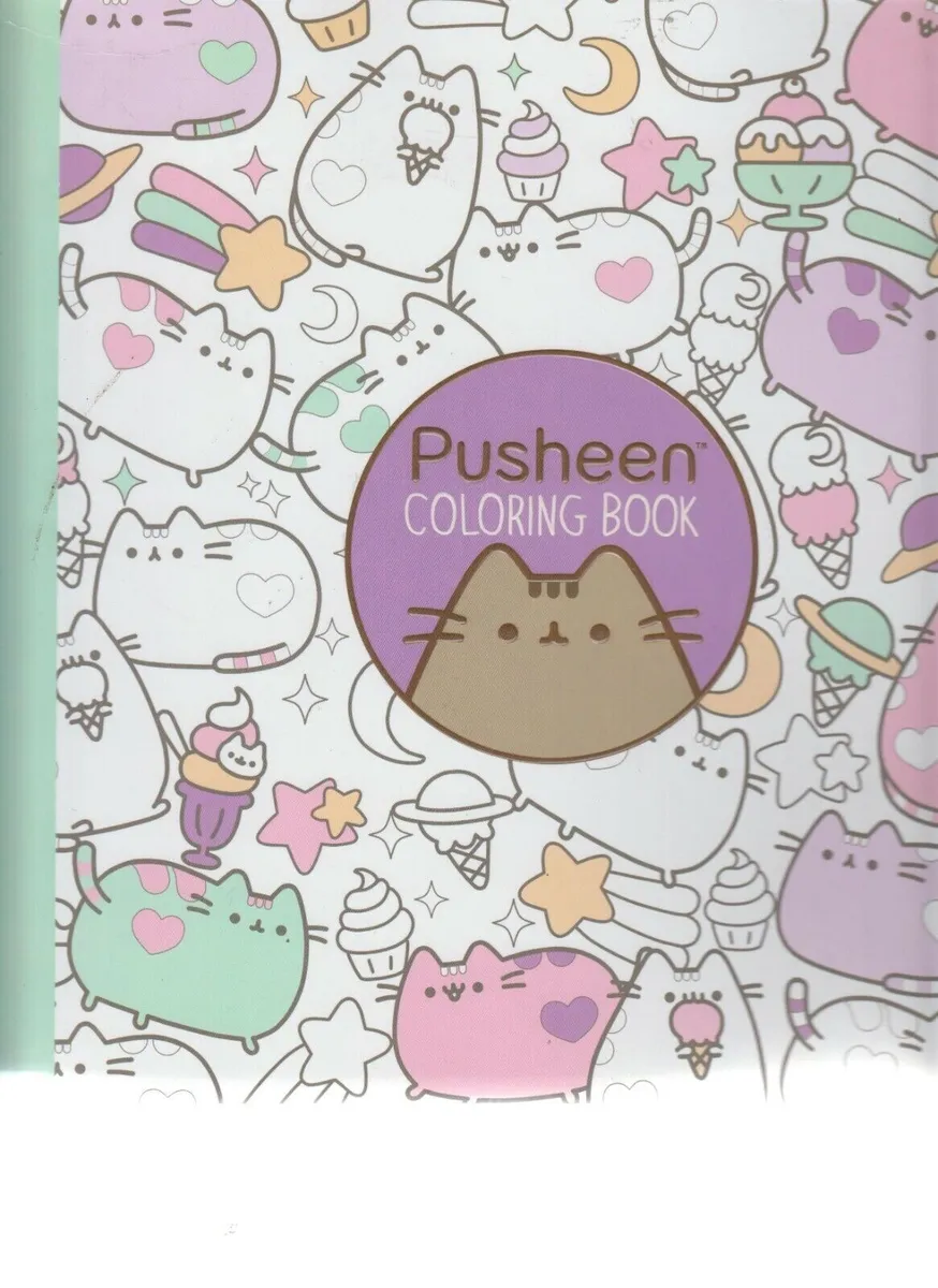 Pusheen Coloring Book/Cute Coloring Book for Relaxation UNUSED
