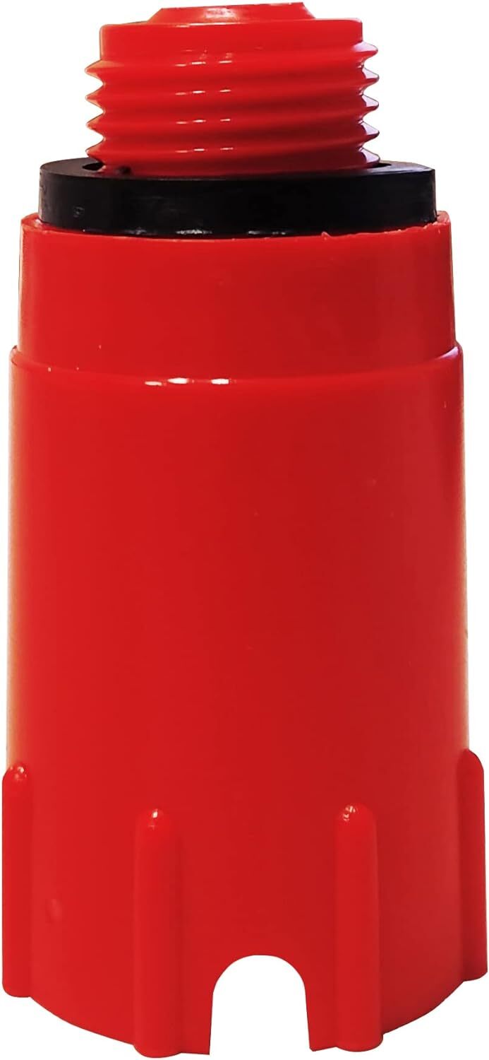 TAPPO PROVA IMPIANTO ROSSO P/COLLAUDO IMPIANTO IDRAULICO CONF. 10 PEZZI 00894/10