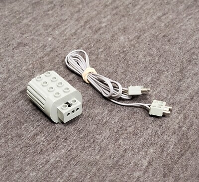 VINTAGE LEGO 4v 4.5V Technic Dacta gray motor & 2-prong electric
