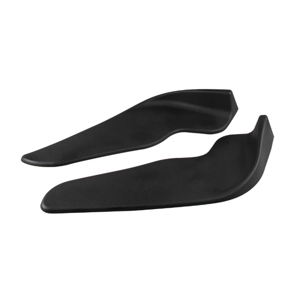 2PCS Car Vehicle Bumper Spoiler Front Shovel Decorative Scratch Resistant Wing - Image 4 of 4