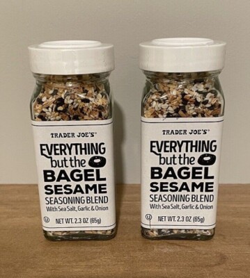 2 Packs Trader Joe's Everything but The Bagel Sesame Seasoning Blend 2.3 oz Each