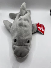 TY Beanie Baby - FLASH the Dolphin (BBOC Exclusive*(7.5 inch)  Stuffed Toy