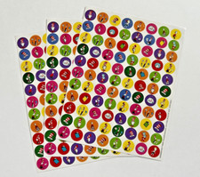 Dr Seuss The Cat in the Hat 264 MINI Stickers 3 NEW sheets Thing 1 Thing 2