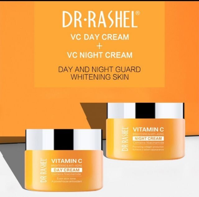 New DR RASHEL Vitamin C Brightening & Anti-Aging Skin Care 5 in 1 Set ...
