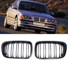Gloss Black Kidney Grille Grill For Bmw E46 1999-01 4d Sedan 320i 323i 325i 328i Gloss Black Kidney Grille Grill For Bmw E46 1999-01 4d Sedan 320i 323i 325i 328i