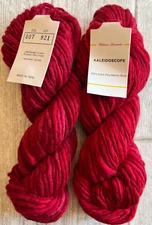 2 Skeins Filatura Lanarota Kaleidoscope Extra Fine Merino Wool Peru - Color #007