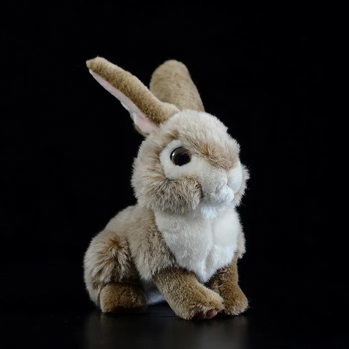 Brown Bunny Rabbit 8 inch Stuffed Animal Plush Toys Toddler Doll Kids Gifts