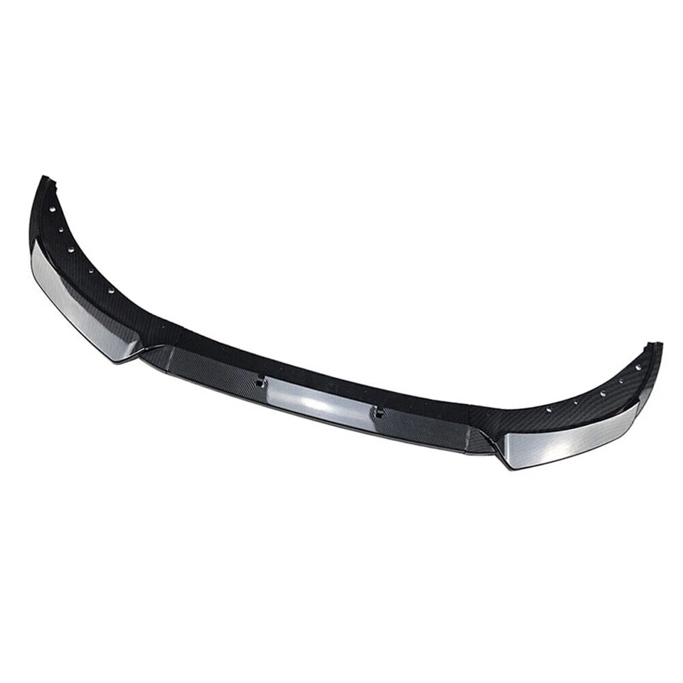 Alerón labial parachoques delantero negro carbono para BMW Serie 3 G20 G21 320i 2019~2022 Foto 4 de 4