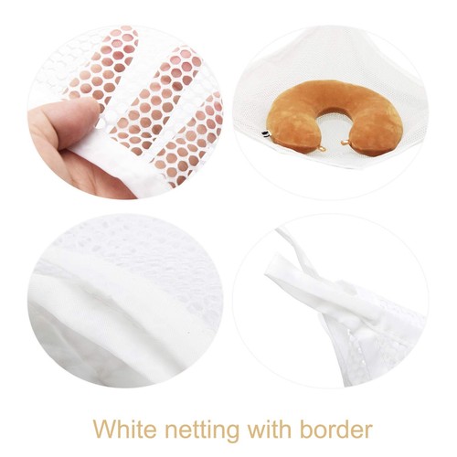 Stuffed Animal Storage Hammock Net with Hanging Hooks Hanging Organizer - Bild 7 von 12