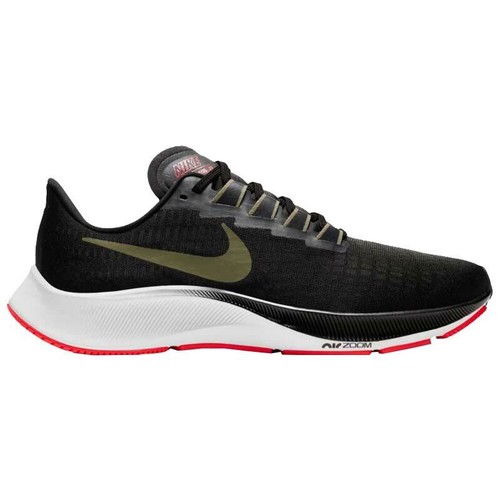 Chaussures de course homme Nike Air Zoom Pegasus 37, noir olive BQ9646-004, tailles américaines - Photo 2/3