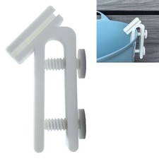 Soporte de clip de manguera de cubo para manguera de agua de jardín y uso de borde de cubo